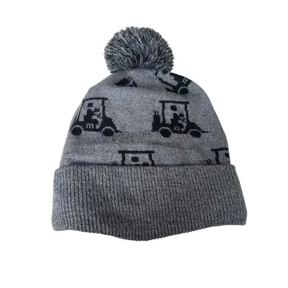 Travis Mathew Women's Gray Heather Swingles Beanie One Size - Picture 3 of 5